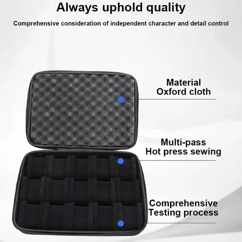 15 Slot Watch Storage Box Portable Jewelry Organizer Display Case For Watches Home Collection Gift