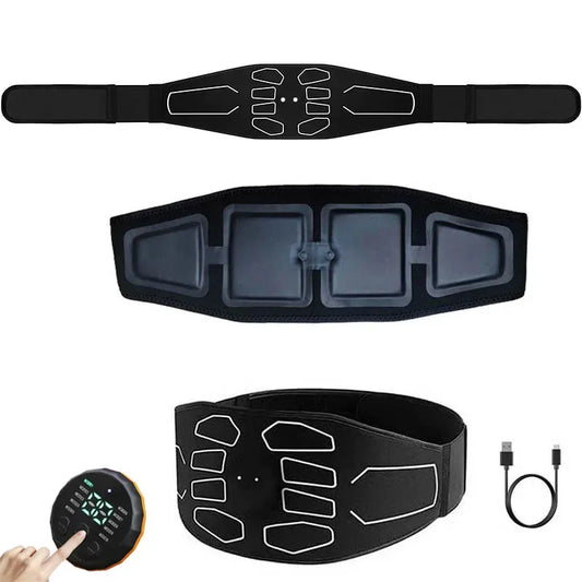 120cm Abdominal Massager Waist Belt Fitness Equipment Muscle Toner Abdominal Muscle Training - Urbizia