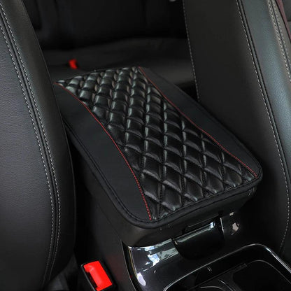 PU Leather Car Armrest Cover Mat – Universal Fit