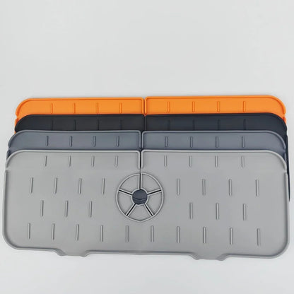 Silicone Mat Gourmet Faucet Kitchen Accessory Home Appliance Sponge Rack Kitchens Accessories Kitchen Sink Splash Guard for You