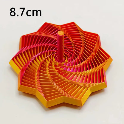 3D Sensory Fidget Star Spiral Visual Illusion Toy