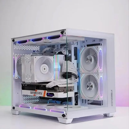 Festival Promotion 120mm PC Fan Rainbow RGB High Cooling Performance Quiet Gaming Computer Case Fan 2026 New Arrival Cooler For