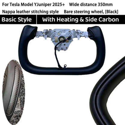 Yoke Handle For Tesla New Model Y Juniper Model YL Heating Yoke Steering Wheel Personalized Racing Leather Customized Accessorie