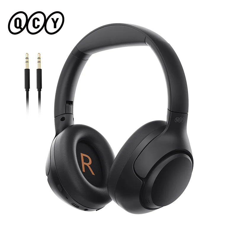 QCY H3 ANC Wireless Headphones BH23H3A 43dB Hybrid Active Noise Cancellation Headset Bluetooth 5.4 Hi-Res Audio Earphones 60H