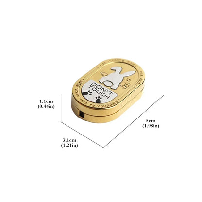 Metal Rabbit Fidget Slider for Stress Relief & Focus