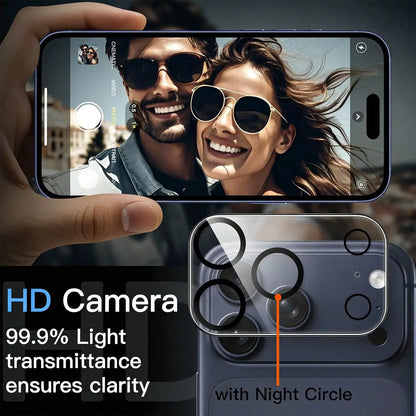 High Definition Transparent Camera Lens Protector Film, Suitable For IPhone 17 Pro Max/17 Pro/17/Air/16e/16Pro Max/16Pro, Scratch-Resistant, 9H Hardness, Bubble-Free Installation, Comes With Dust Sticker, Provides Necessary P