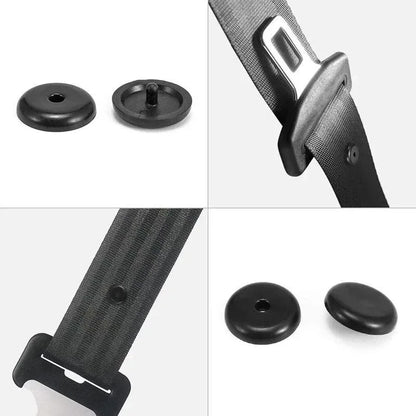 10 PCS Car Safety Seatbelt Stopper Buckle Auto Seat Belt Spacing Limit Stop Plastic Anti-slip Button Retainer Rivet Stud Clips - Urbizia