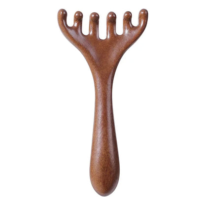 Natural Sandalwood Massage Comb & Gua Sha Tool