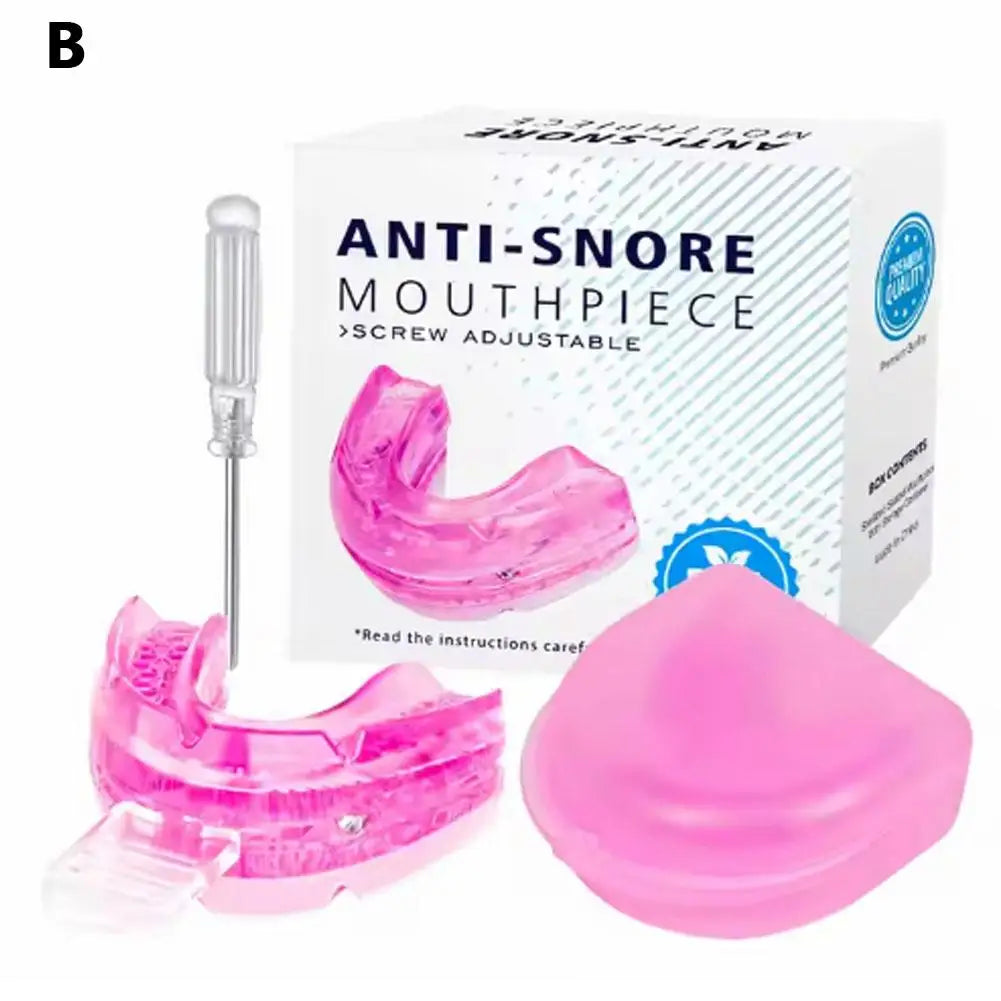 Anti-Snoring Device Anti Snoring Mouthpiece Mouth Guard for Women Men Snore Reducing Most Comfortable Adjustable Oral Appliance