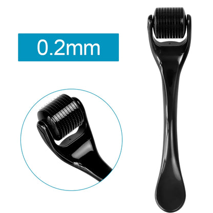 2026Derma Roller for Facial Body Hair Growth.540 Needles, Micro Face Roll Tool, Skin Beard,0.2mm, 0.25mm, 0.3mm 2026Derma Roller for Facial Body Hair