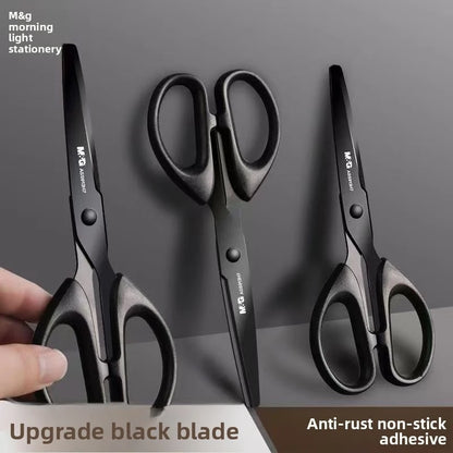 High Hardness Black Blade Scissors Anti-rust Anti-stick Sharp Durable Multipurpose Home Office Craft Sewing Paper Fabric Shears