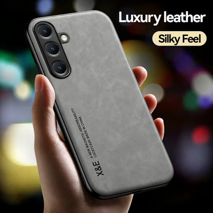 Luxury Ultra-Thin PU Leather Phone Case for Samsung Galaxy