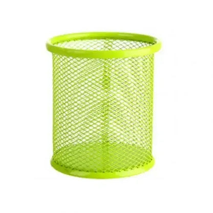 1Pcs New Pencil Holder Office Desk Metal Mesh Square Pen Pot Cup Case Container Organiser Durable Pencil Case - Urbizia