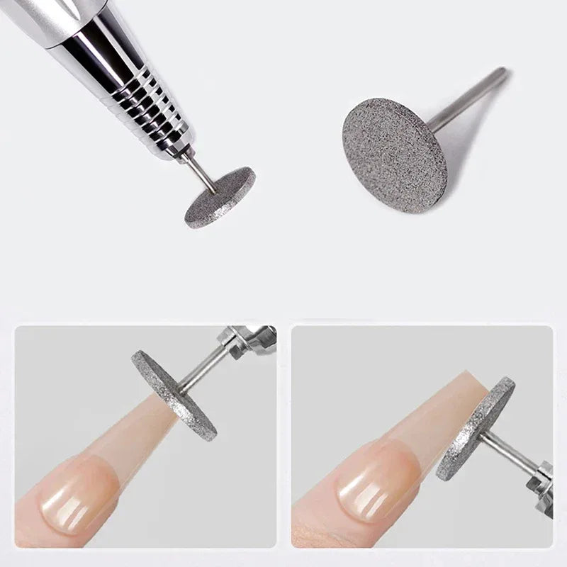 Electric Nail Drill Bits Sanding Nail Polishing Head Disc Manicure Tools Portable Nail Polishers Dead Skin Removing Manicure