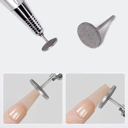 Electric Nail Drill Bits Sanding Nail Polishing Head Disc Manicure Tools Portable Nail Polishers Dead Skin Removing Manicure