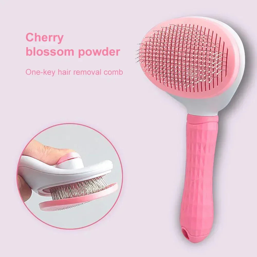 Dog Hair Remover Brush Cat Dog Hair Grooming And Care Comb For Long Hair Dog Pet Removes Hairs Cleaning Bath Brush Dog Supplies - Urbizia