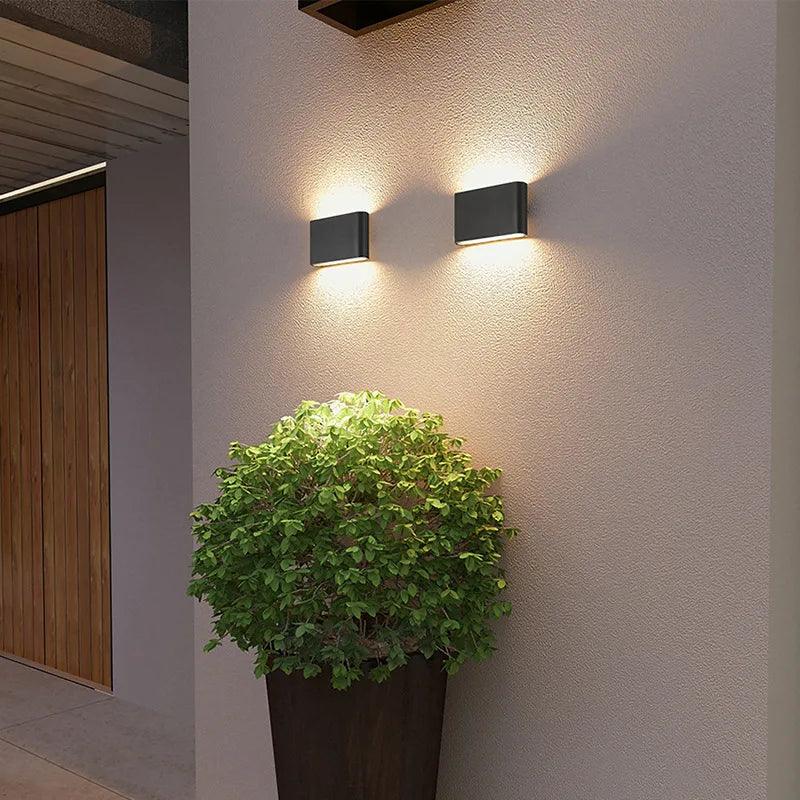 IP65 Waterproof Aluminum LED Wall Sconce – 6W or 12W, Up-Down Light
