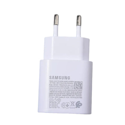 Original Samsung 25w Charger Type C Super Fast Charge Adapter For Galaxy A12 A13 A14 A23 F12 F14 A90 S10 5G Note 10+ Cable - Urbizia