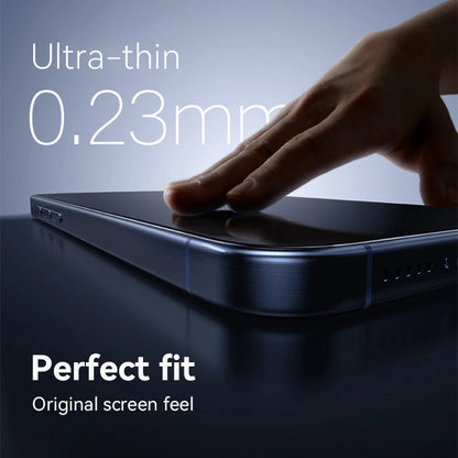 Joyroom 1/2/3pcs Tempered Glass For iPhone 16 15 14 13 12 11 Pro Max Screen Protector For iPhone 16 Full Screen Protective Glass