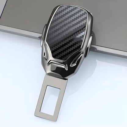 2Pcs Car Seat Belt Clip Extender Alloy Safety Seatbelt Lock Buckle Plug Insert Socket Extender Safety Buckle For Tesla Porsche