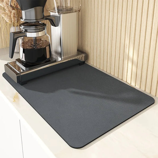 Super Absorbent Kitchen Dish Drying Mat – Non-Slip, Quick Dry