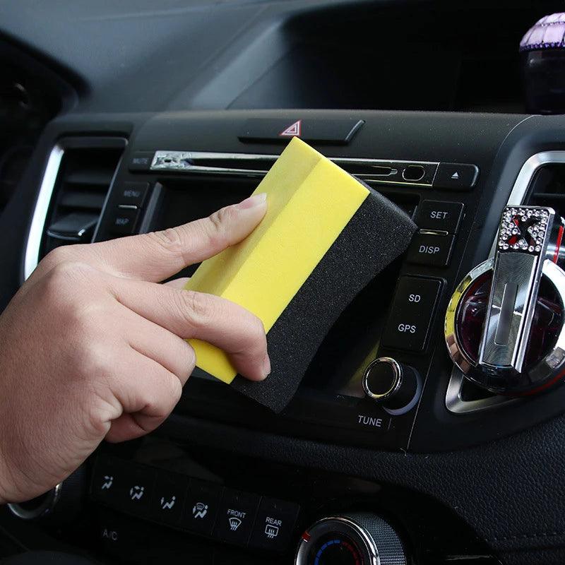 U-Shape Car Tyre and Wheel Cleaning Sponge Set – 5 or 10 Pcs