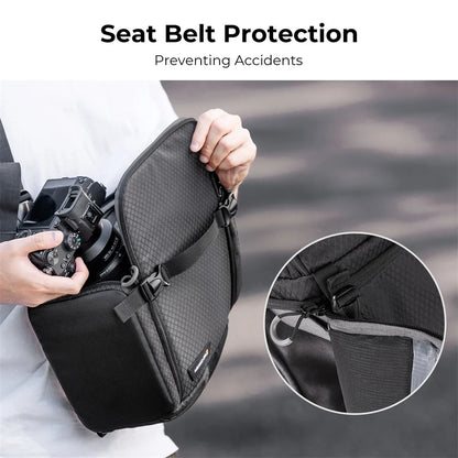 K&F CONCEPT Camera Bag Photography Backpack 10L Waterproof Camera Sling Backpack DSLR/SLR Camera Case For Sony DJI Fuji Bags
