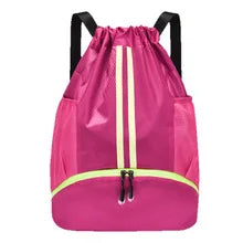 Basketball Football or Swimming Bag Dry Wet Separation Swimsuit Storage Bag Sports Backpack Training and Fitness Drawstring