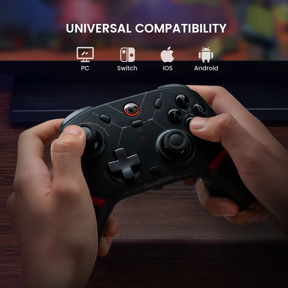 GameSir Cyclone 2 Wireless Controller for Nintendo Switch 2 / PC / Mobile, Bluetooth Gamepad with Hall Sensor Triggers