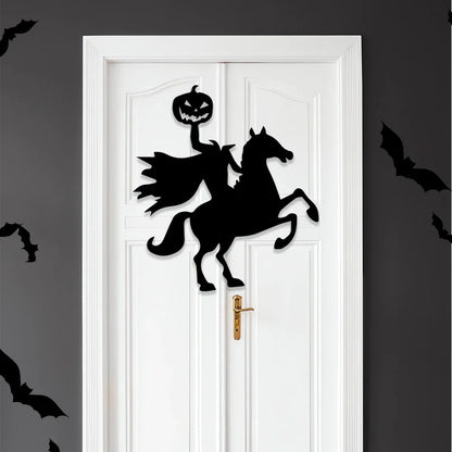Halloween Door & Window Stickers – Skeleton Hand, Pumpkin, Ghost & Witch Hat DIY Decorations