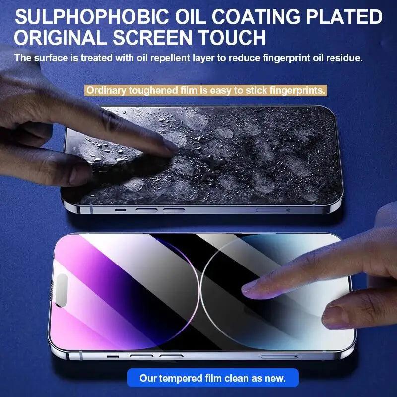 3Pcs Tempered Glass Screen Protector for iPhone HD Protection