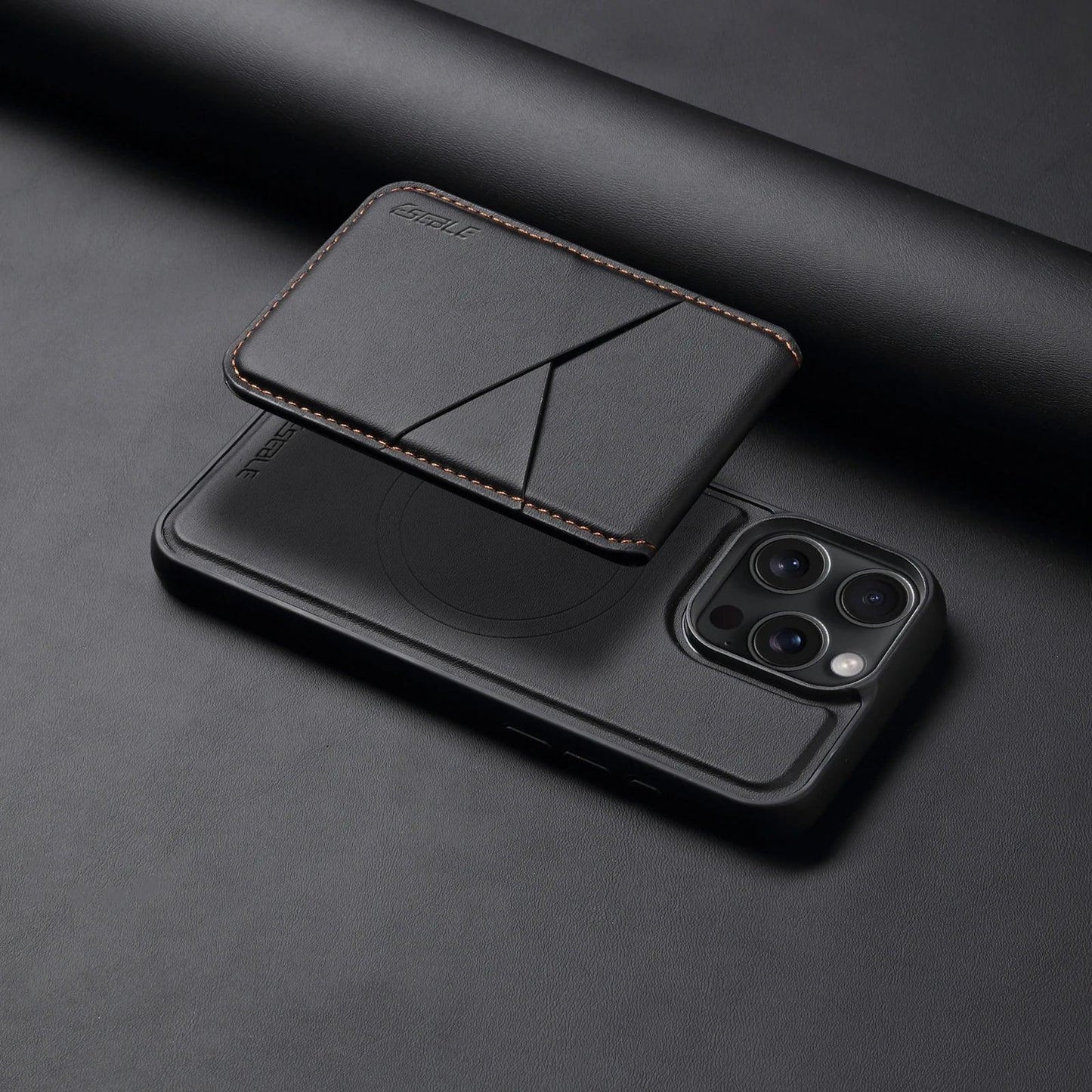 2 In 1 Detachable Magnetic Leather Case for IPhone 17 16 Pro Max 15 14 13  Wallet Cover Cards Holder Pocket