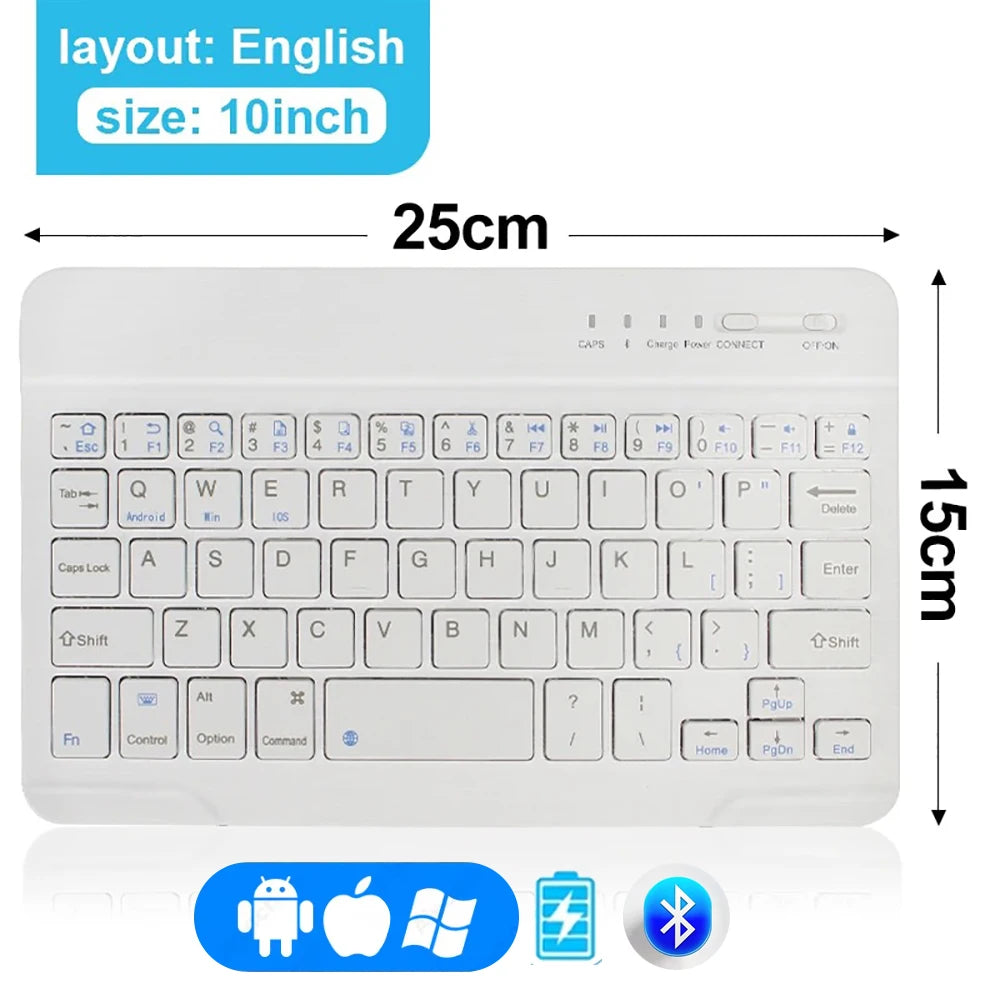 Dual-Mode Bluetooth 5.0 Keyboard 2.4G Wireless Keyboard 3-BT Rechargeable Gaming Keyboard For Laptop Tablet Android iOS Windows