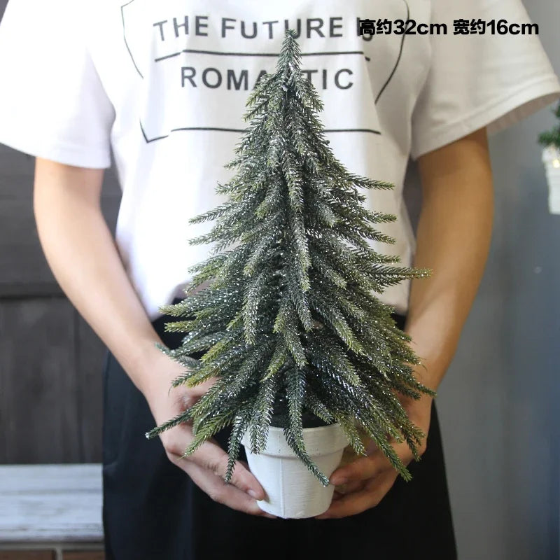 Mini Artificial Christmas Tree – Tabletop Decoration