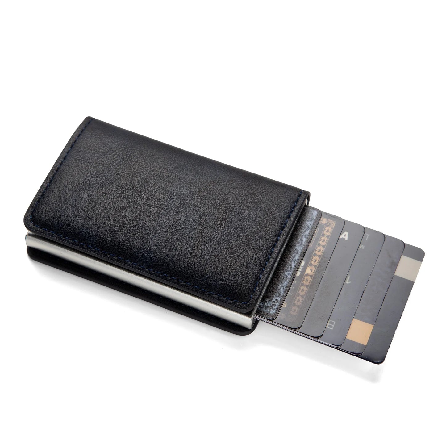 Anti-theft RFID credit card holder minimalist wallet pocket slim card holder card holder pu leather for men and women