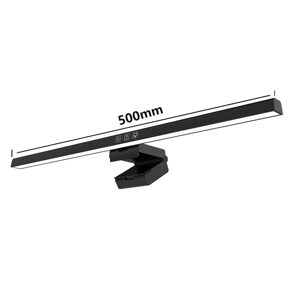 HOMEFISH 50cm Monitor Light Bar USB Desk Lamp Stepless Dimming Screen Hanging Reading Light for Study Table Top