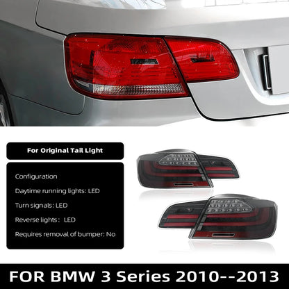 Car Tail Light For BMW 3 Series E93 2006-2013 Taillight Assembly Upgraded Tail Lights Plug Play Turning Signal Brake Fog Tail Lamp Led Rear Light Assembly