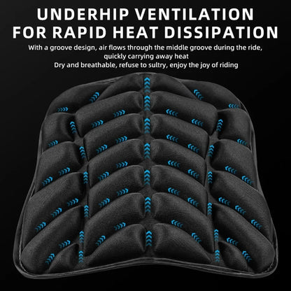 Motorcycle Seat Pad 3D Comfort Gel Cushion Seat Breathable Universal Shock Absorbing Seat Cover for Advanced Mountain