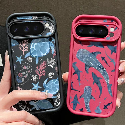Whale Pattern TPU Case for Google Pixel Series
