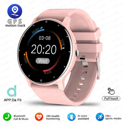 New Smart Watch Men Sports Fitness Watch Heart Rate Full Touch Screen Bluetooth Call 2025 New Ultra Light Smartwatch - Urbizia