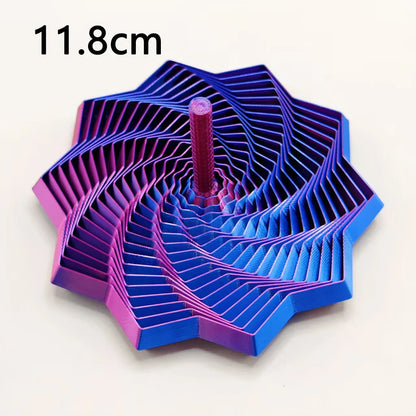 3D Sensory Fidget Star Spiral Visual Illusion Toy