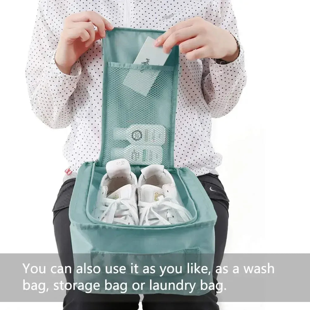 5/1pcs Portable Folding Small Shoe Bag Travel Storage Bag Shoe Storage Bag Multifunctional Waterproof Beach Travel Shoe Bag