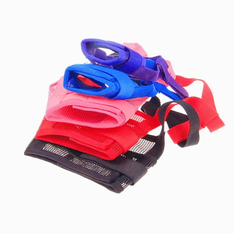 1pc Anti Barking Dog Muzzle for Small Large Dogs Mesh Breathable Pet Adjustable Mouth Muzzle Dogs Nylon Straps Dog Accessories