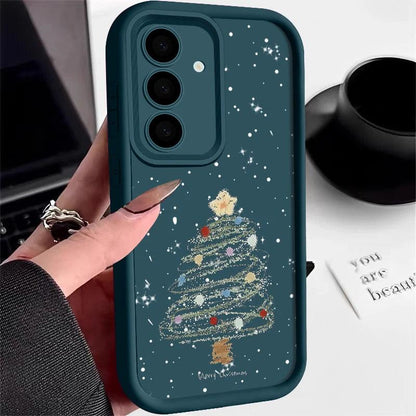 Christmas Tree Soft TPU Case for Samsung Galaxy – Festive Silicone Cover