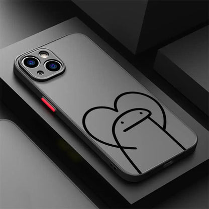 iPhone Cartoon Matchman Silicone Case