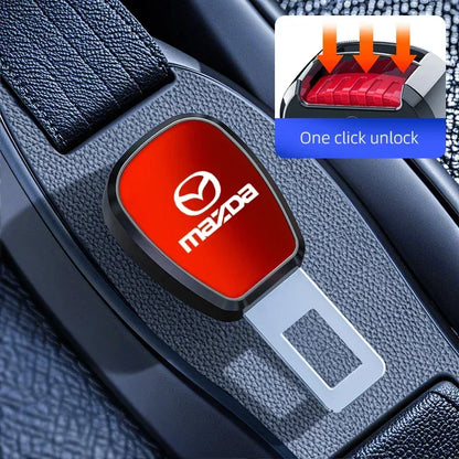 Car Seat Belt Clip Extender Customization Emblem Accessories For Mazda 3 6 CX5 2 CX3 CX9 MX5 RX8 Axela Demio Atenza MS GJI GH - Urbizia