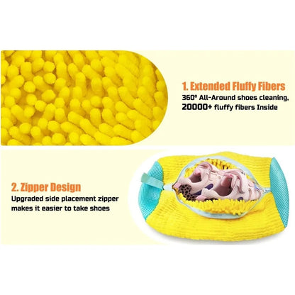 Shoe Washing Machine Bag – Laundry Mesh Bag for Washer & Dryer – Yellow