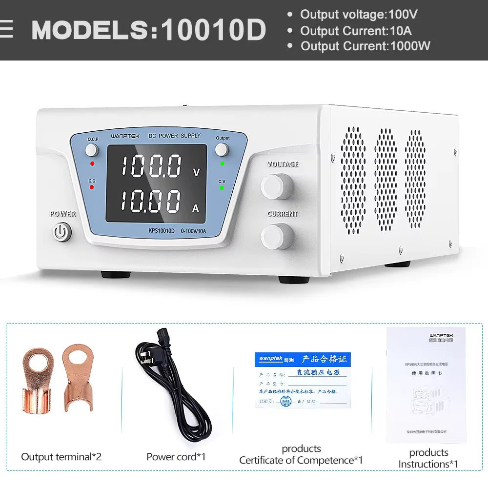 Lab DC Stabilized Power Supply Adjustable Variable Digital Regulated Power Supply 100V 60V 30V 15V 10A 20A 40A 60A Bench Source