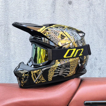 Off road racing motorcycle helmet bicycle speed drop DH full helmet rally off-road helmet
