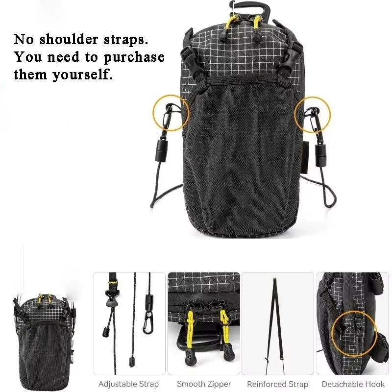 Backpack Shoulder Strap Attachment Bag Smartphone Pouch Waterproof Strap Pack for Sports Hiking Camping Lightweight